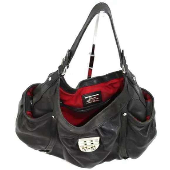 Ralph Lauren Bags Black Leather Shoulder Bag Poshmark